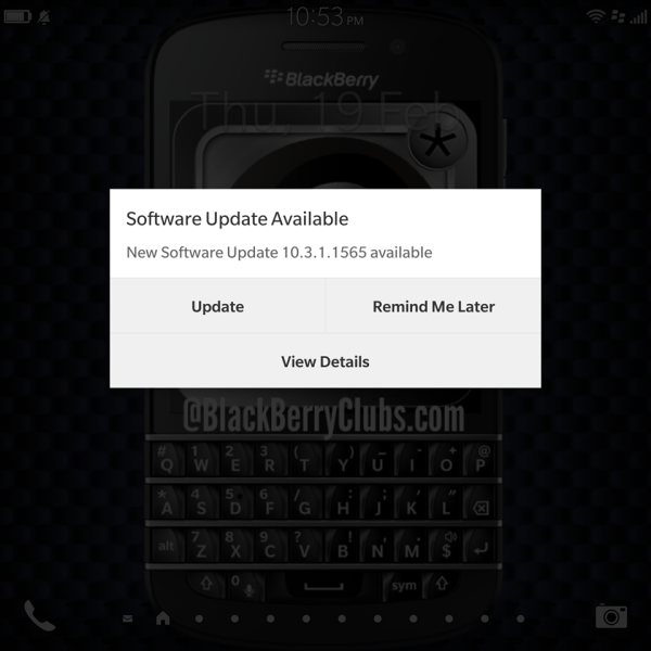 BlackBerry Passport get BlackBerry OS 10.3.1 OTA update_2